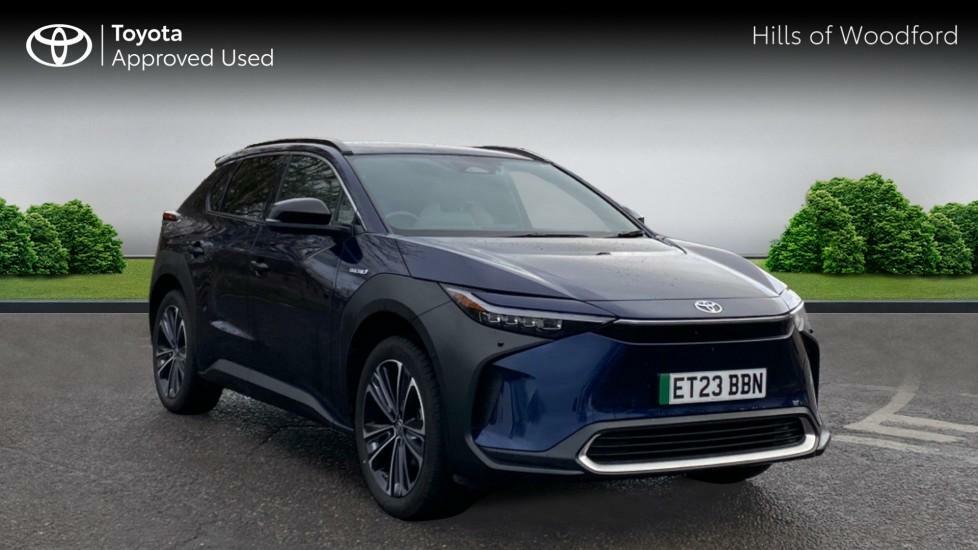 Compare Toyota bZ4X 71.4 Kwh Vision 11Kw Obc ET23BBN Blue