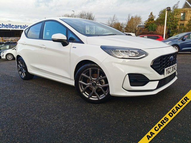 Compare Ford Fiesta 1.0 St-line Mhev 124 Bhp YGZ3042 White
