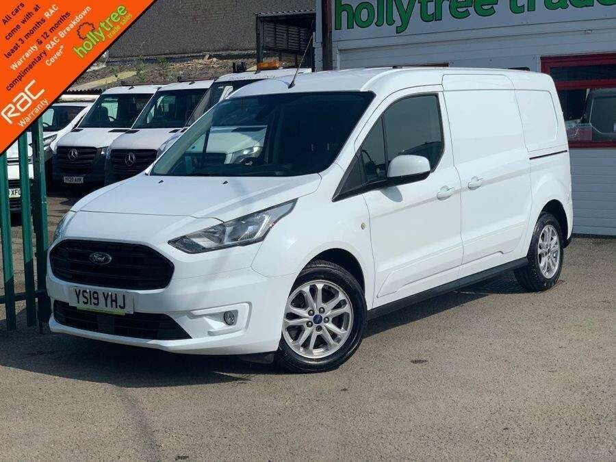 Compare Ford Transit Connect 1.5 1.5 240 Ecoblue Limited L2 Euro 6 Ss YS19YHJ White