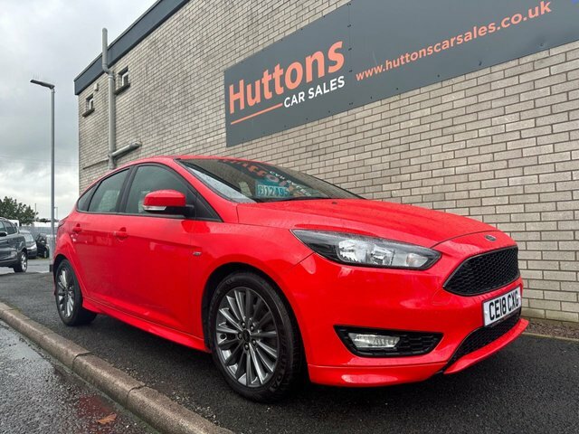 Compare Ford Focus 1.0 St-line 139 Bhp CE18CXG Red