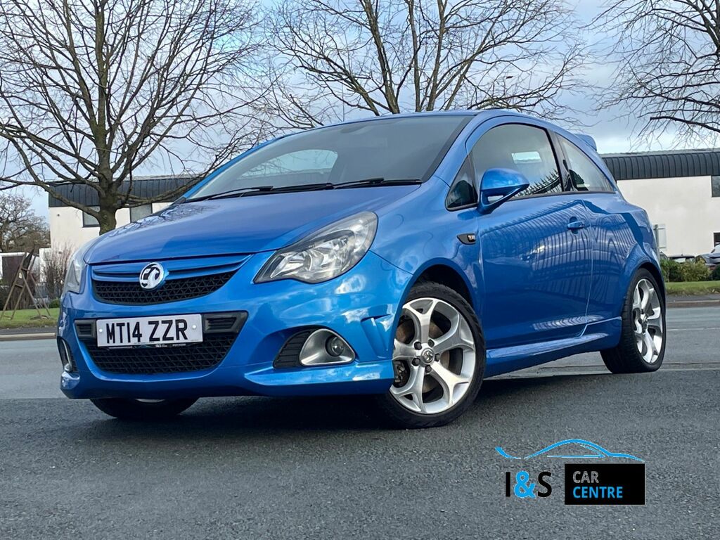Compare Vauxhall Corsa 1.6 Vxr 189 Bhp 1 Owner And Fsh With Only 22,00 MT14ZZR Blue