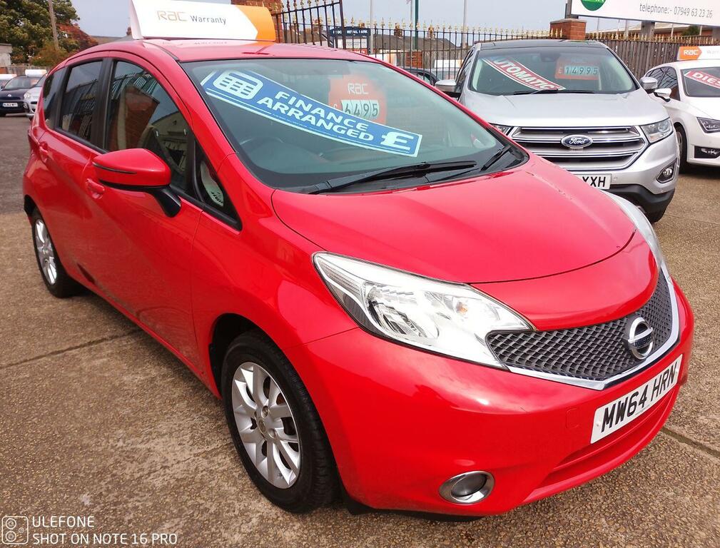 Compare Nissan Note Hatchback 1.5 Dci Acenta 2014 MW64HRN Red