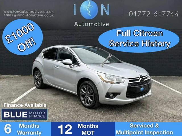 Compare Citroen DS4 2.0 Hdi Dstyle Nav Full History DT65AFX Silver