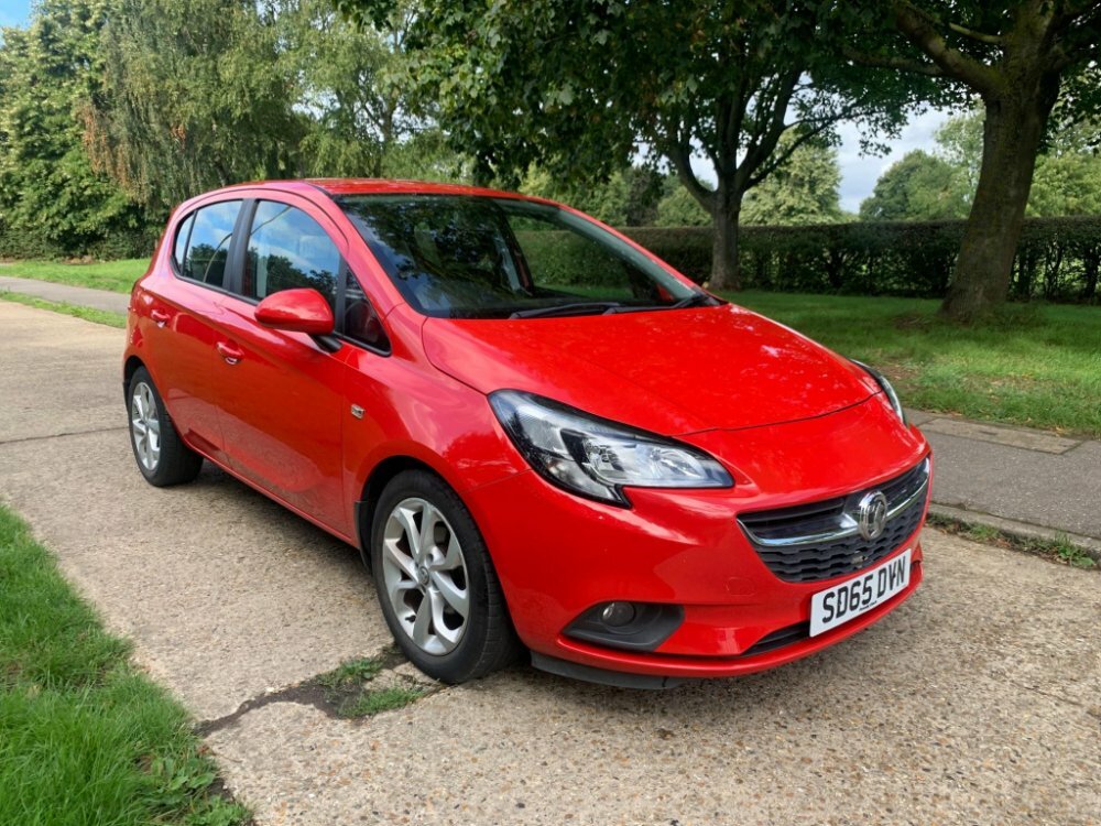 Compare Vauxhall Corsa 1.2I Excite Euro 6 Ac SD65DVN Red