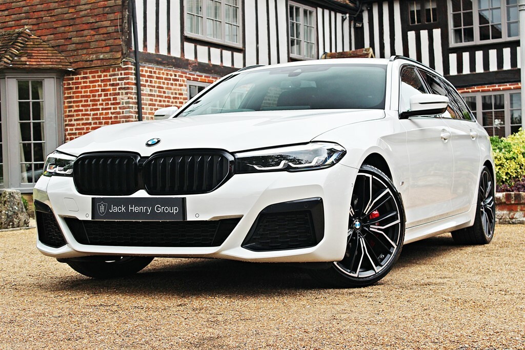 Compare BMW 5 Series M Sport Touring FY22OCK White