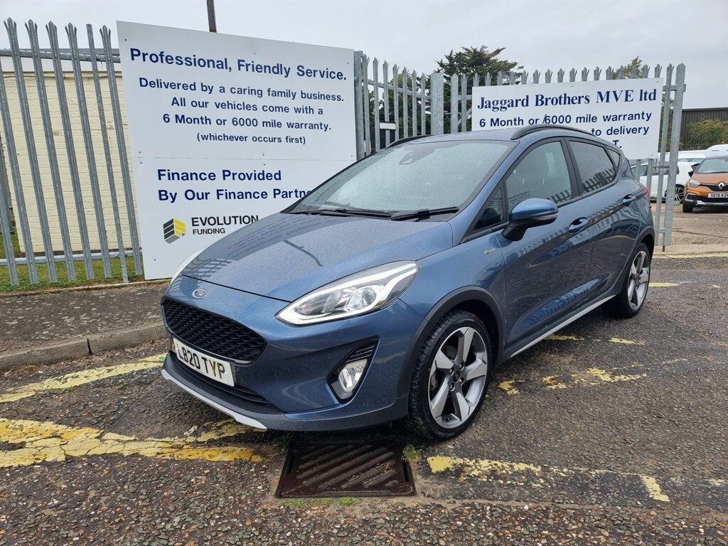 Compare Ford Fiesta 1.0T Ecoboost Active Edition Hatchback LB20TYP Blue