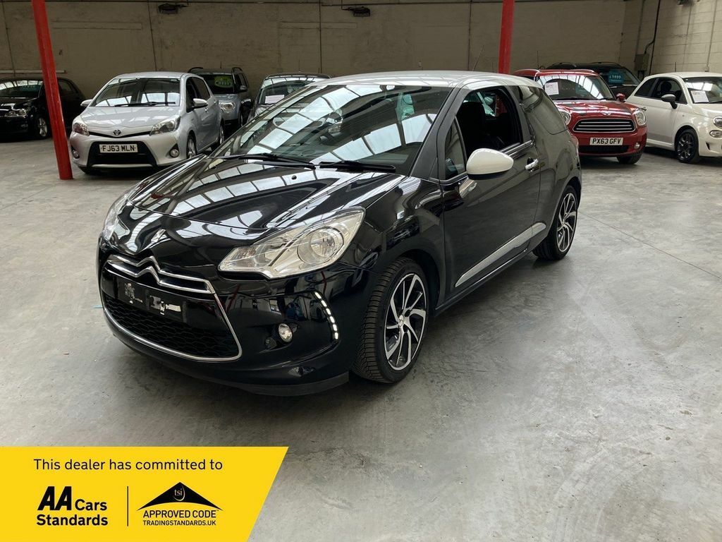 Compare DS DS 3 3 1.6 Bluehdi Tyle Nav Euro 6 Ss FG65DZX Black