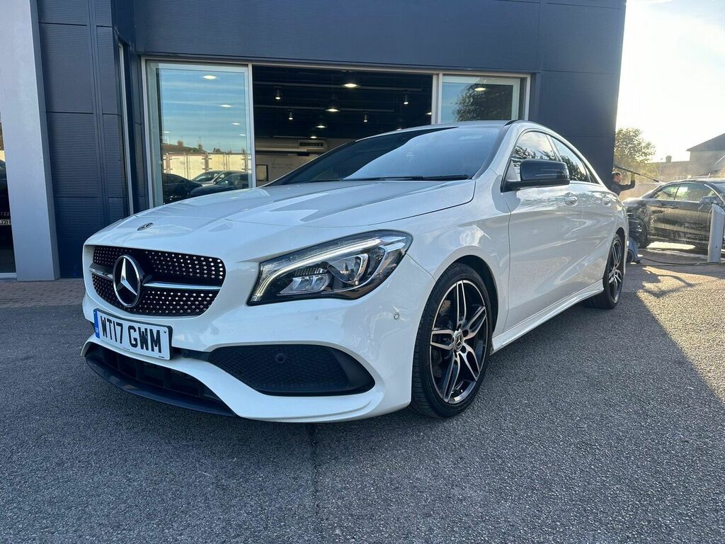 Mercedes-Benz CLA Class Saloon 2.1 Cla220d Amg Line Coupe 7G-dct Euro 6 S White #1
