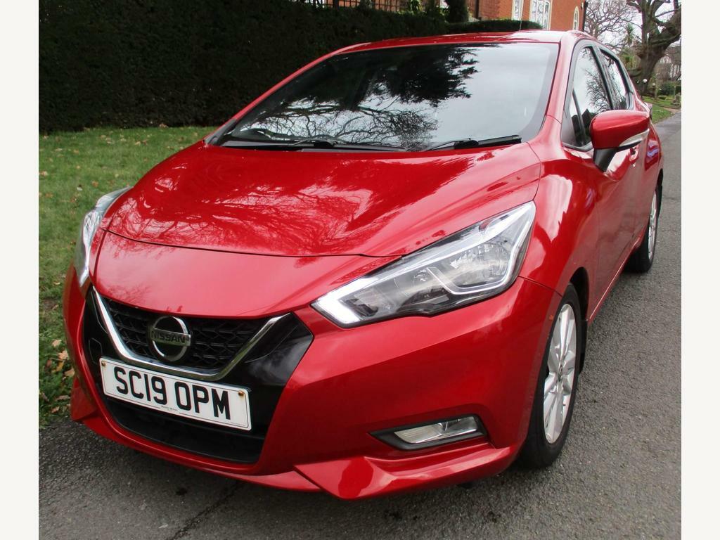 Compare Nissan Micra 1.0 Ig-t Acenta Xtron Euro 6 Ss SC19OPM Red
