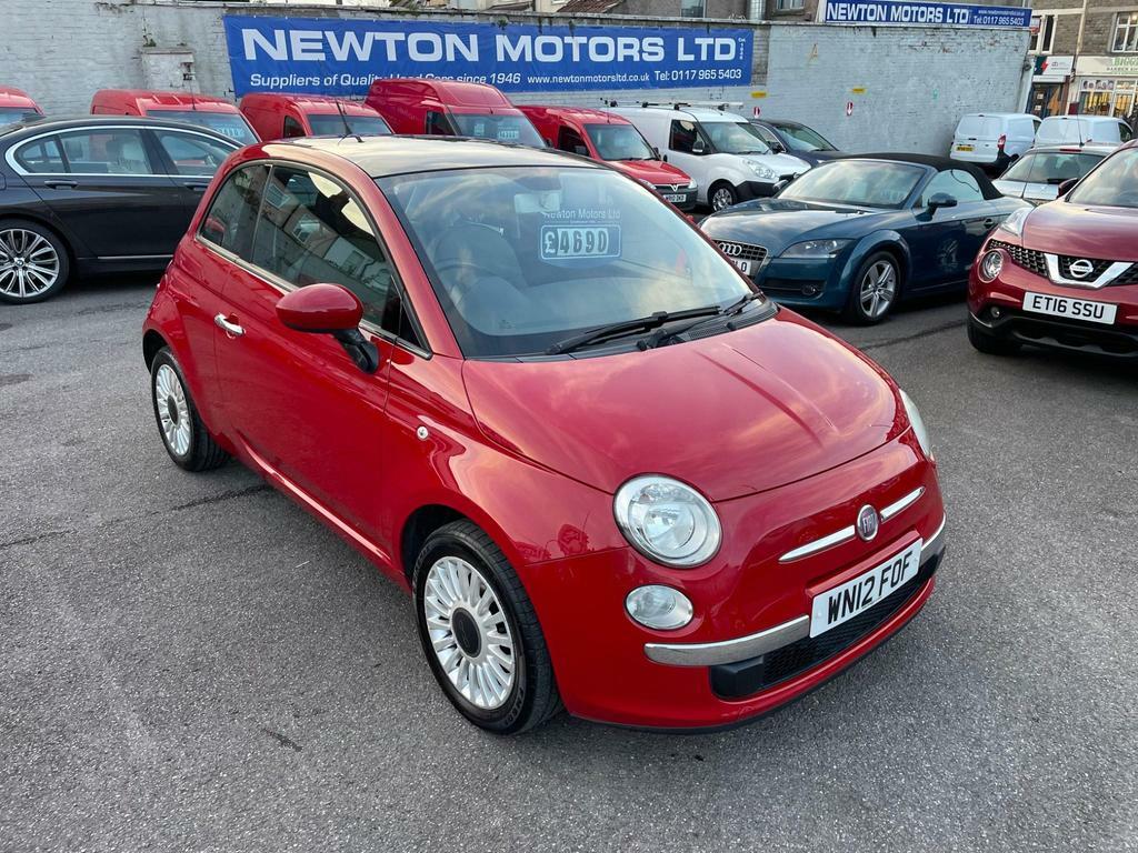 Compare Fiat 500 1.2 Lounge Euro 5 Ss WN12FOF Red