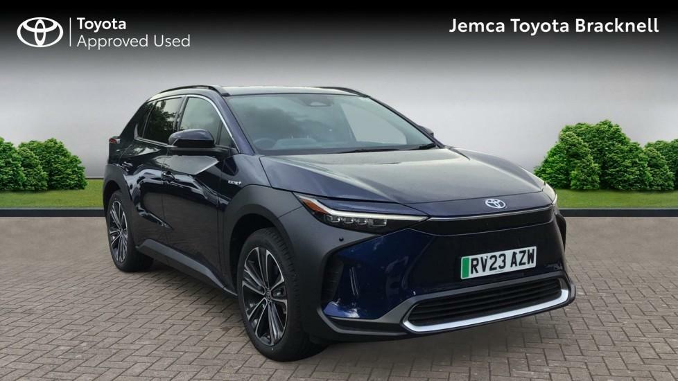 Compare Toyota bZ4X 71.4 Kwh Vision 7Kw Obc RV23AZW Blue
