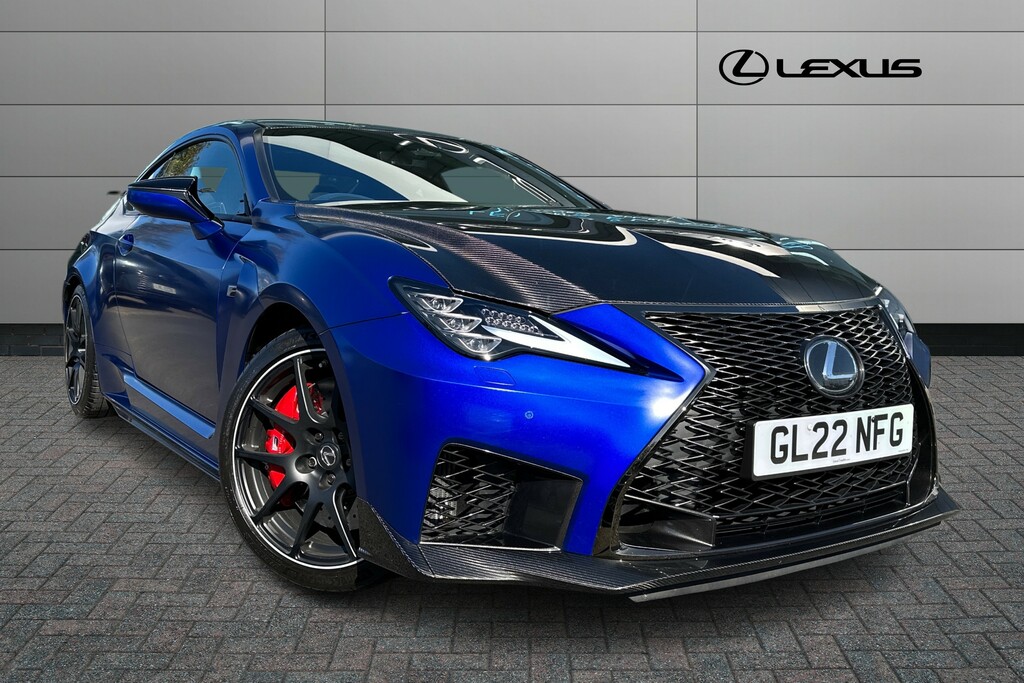 Compare Lexus RC F Track Edition GL22NFG Blue