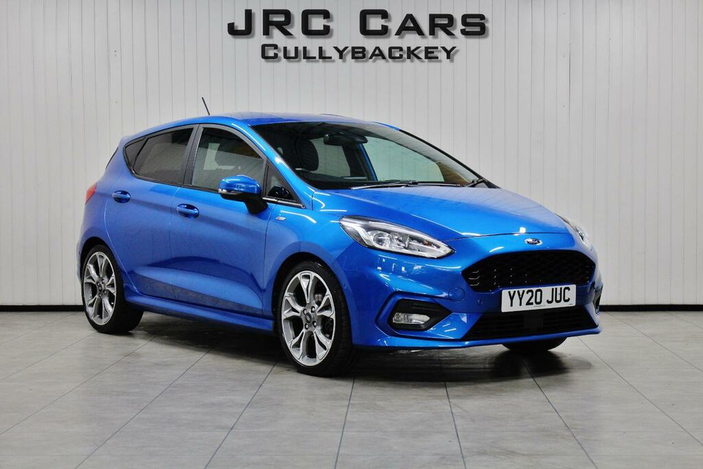 Compare Ford Fiesta Hatchback 1.0 T Ecoboost St-line X Edition 2020 YY20JUC Blue