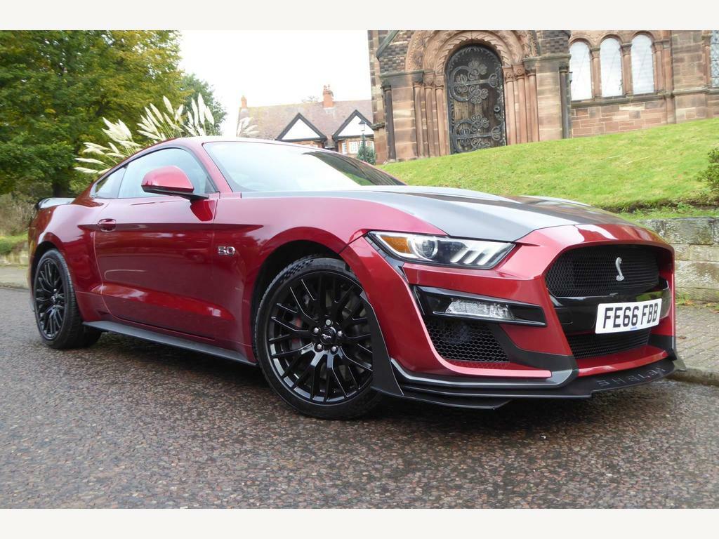 Compare Ford Mustang 5.0 V8 Gt Fastback Euro 6 FE66FBB Red