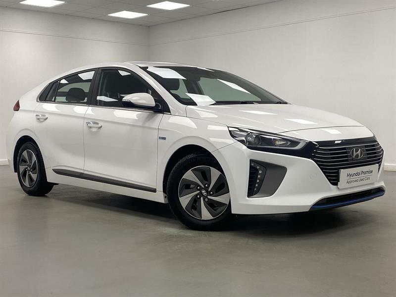 Compare Hyundai Ioniq Premium Mhev DU66KMV White