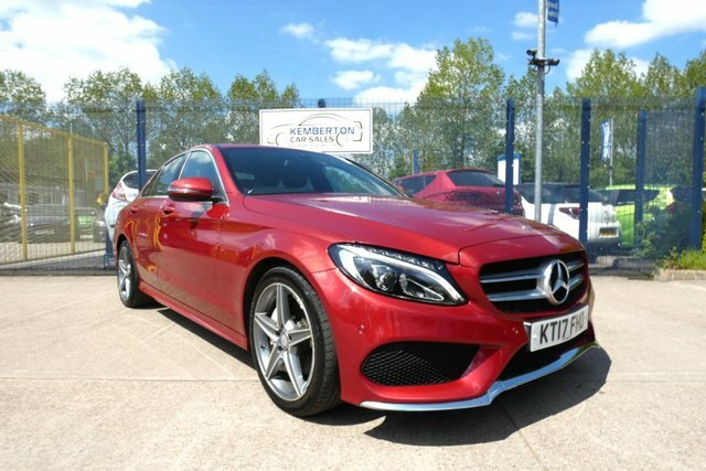 Compare Mercedes-Benz C Class 1.6 C200 D Amg Line 136 Bhp KT17FHO Red