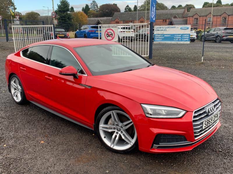 Audi A5 40 Tdi S Line S Tronic Red #1