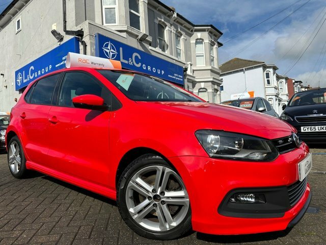 Compare Volkswagen Polo 1.2 Tsi 105 R Line GY62ZKB Red