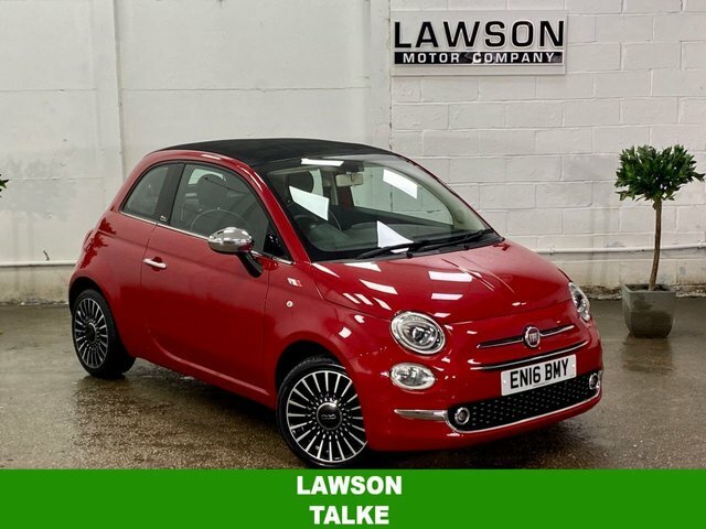 Compare Fiat 500C 1.2 Lounge 69 Bhp EN16BMY Red