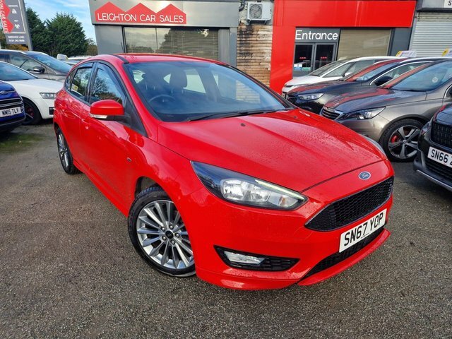 Compare Ford Focus Hatchback SN67YOP Red