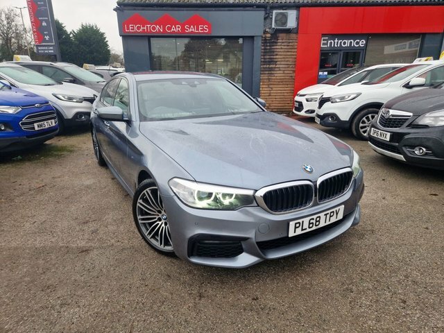 Compare BMW 5 Series Saloon PL68TPY Blue