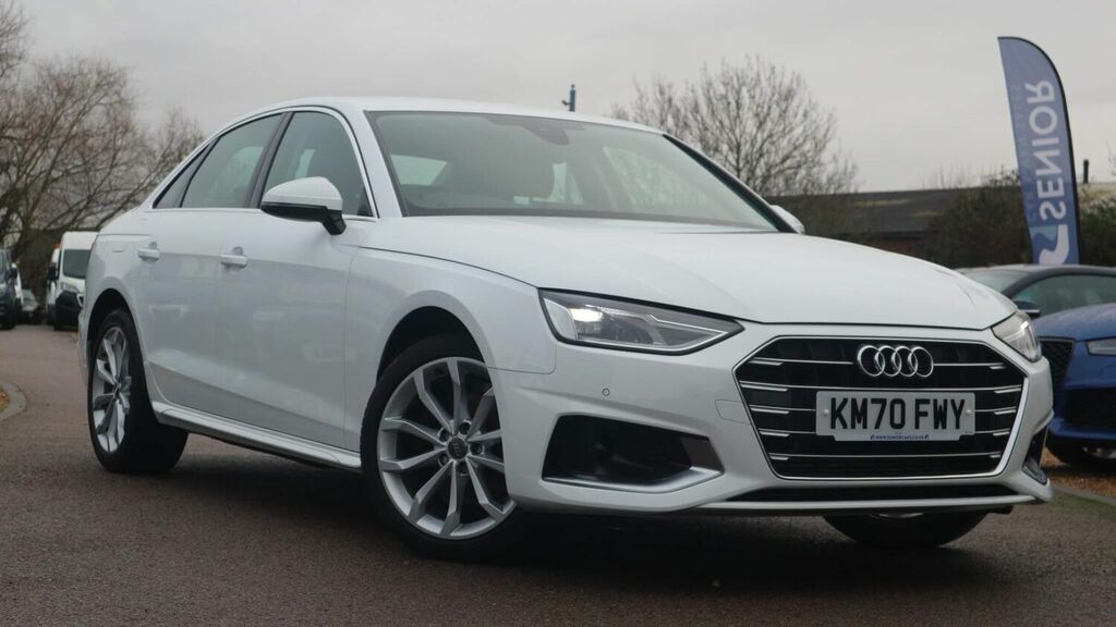 Compare Audi A4 Saloon 2.0 Tfsi 40 Sport S Tronic Euro 6 Ss KM70FWY White