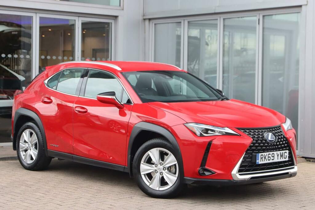 Compare Lexus UX 2.0 250H E-cvt Euro 6 Ss RK69YMG Red
