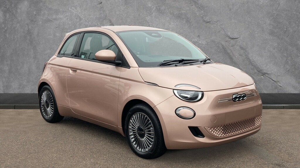 Compare Fiat 500E Icon GN73HRM Pink