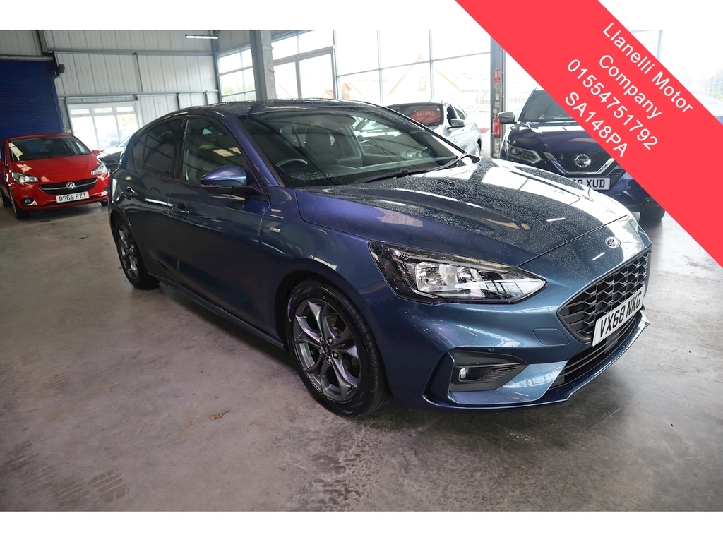 Compare Ford Focus T Ecoboost St-line VX68NKG Blue