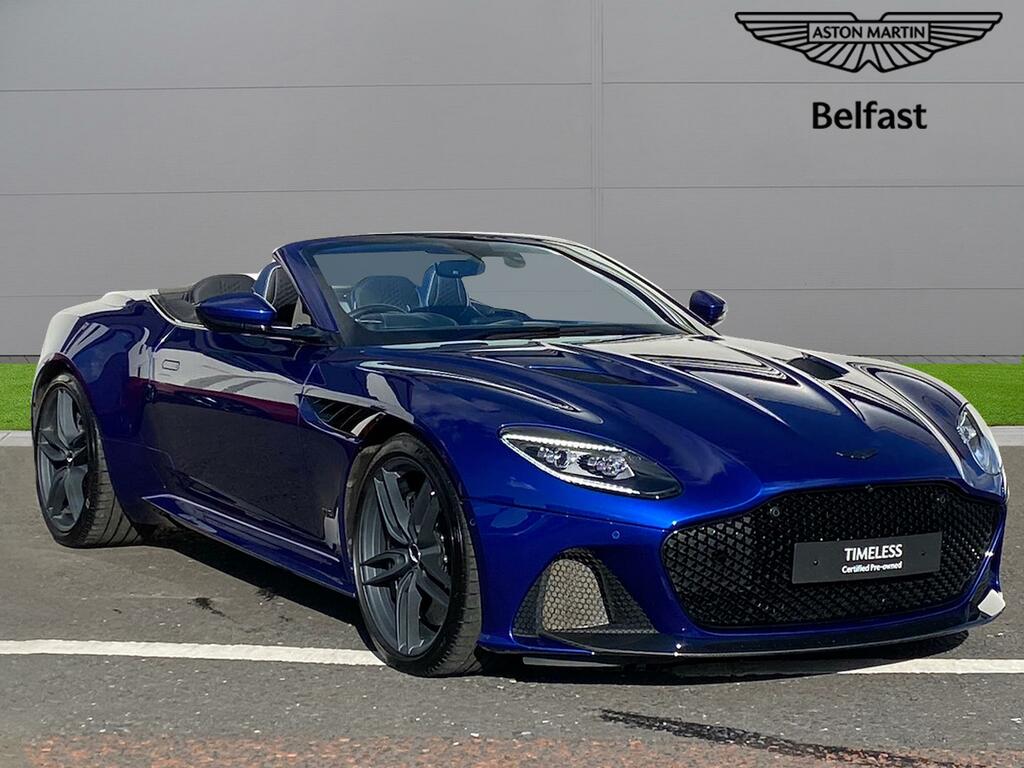 Compare Aston Martin DBS V12 Volante Touchtronic KY23MUO Blue