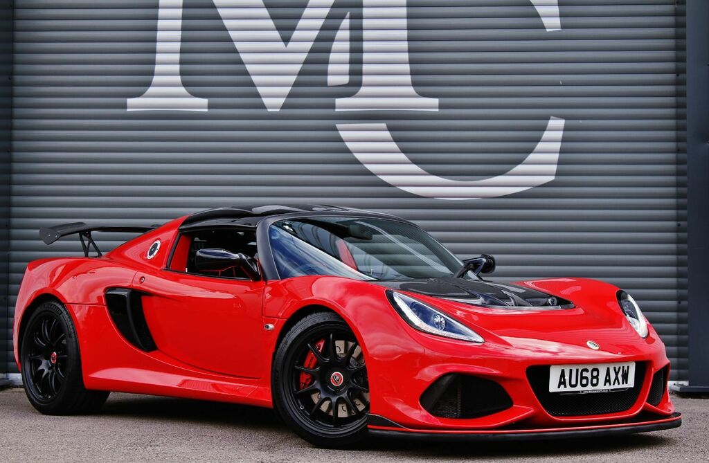 Compare Lotus Exige Coupe Sport AU68AXW Red