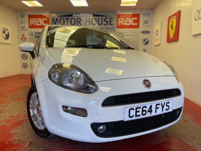 Fiat Punto Easy Only 86201 Milesonly 150.00 Road Tax Fre White #1