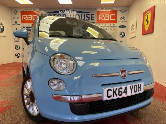 Compare Fiat 500 Loungeonly 35.00 Road Taxonly 59420 Miles Fre CK64YOH Blue