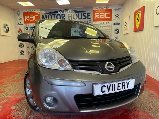Compare Nissan Note N-tec Only 89296 Milessat Nav Free Mots As Lo CV11ERY Grey