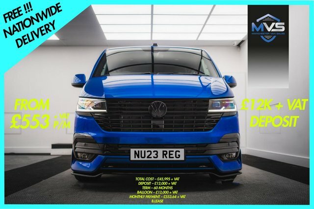 Compare Volkswagen Transporter New 73 Plate T6.1 150 Dsg Lwb Highline Raven MK24PYW Blue