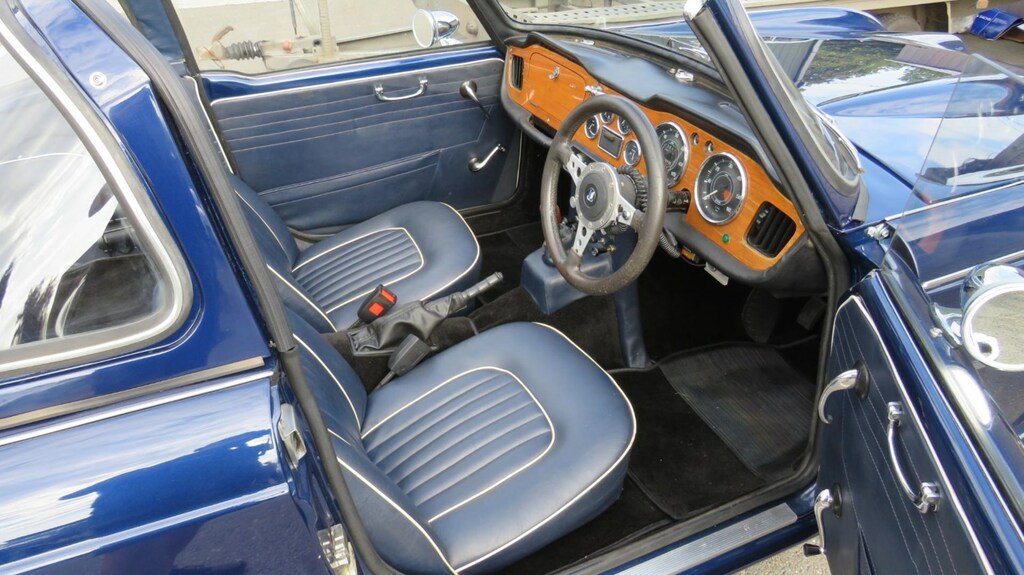 Triumph TR4 Irs Restored With Overdrive Blue #1