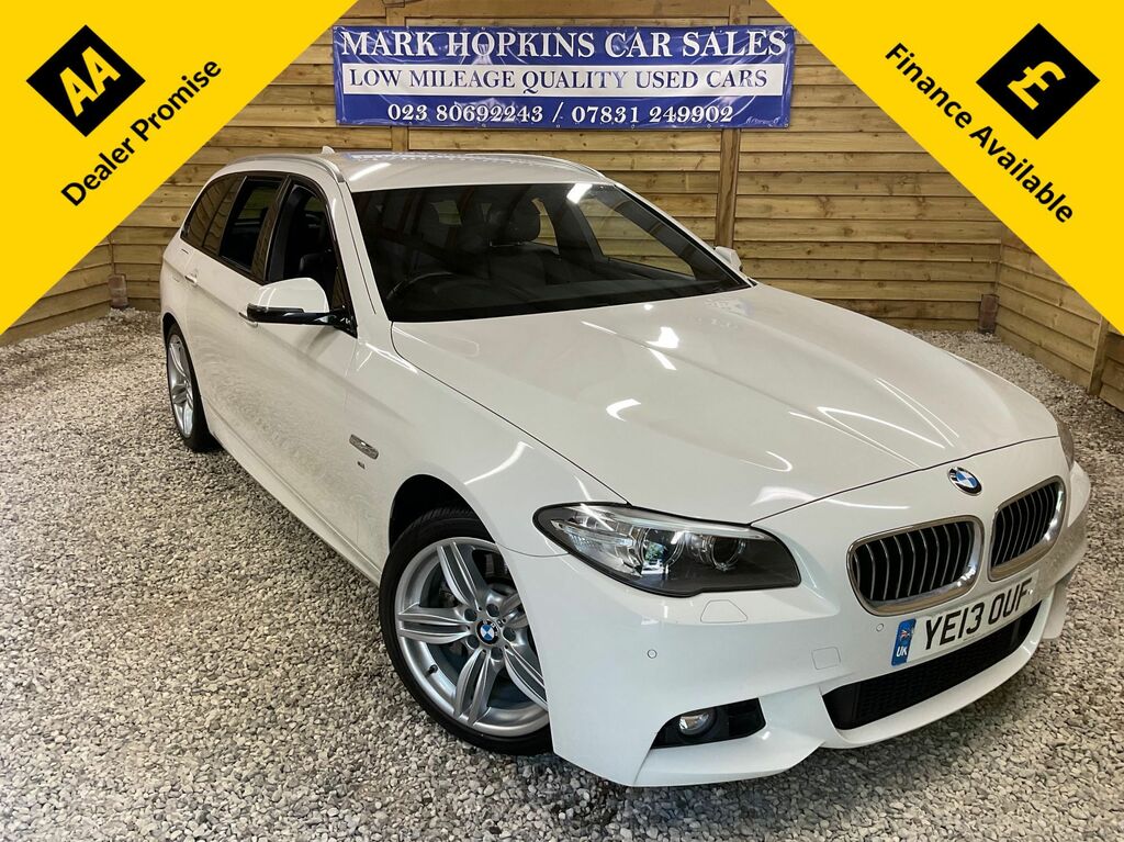 Compare BMW 5 Series 530D M Sport Touring YE13OUF White