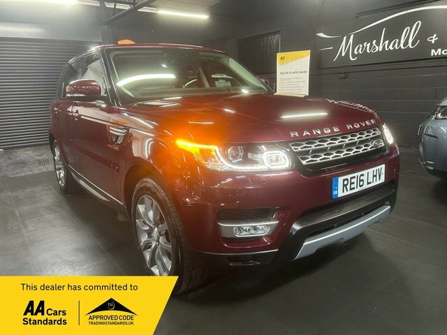 Compare Land Rover Range Rover Sport 3.0 Sdv6 Hse 306 Bhp Euro 6 RE16LHV Red