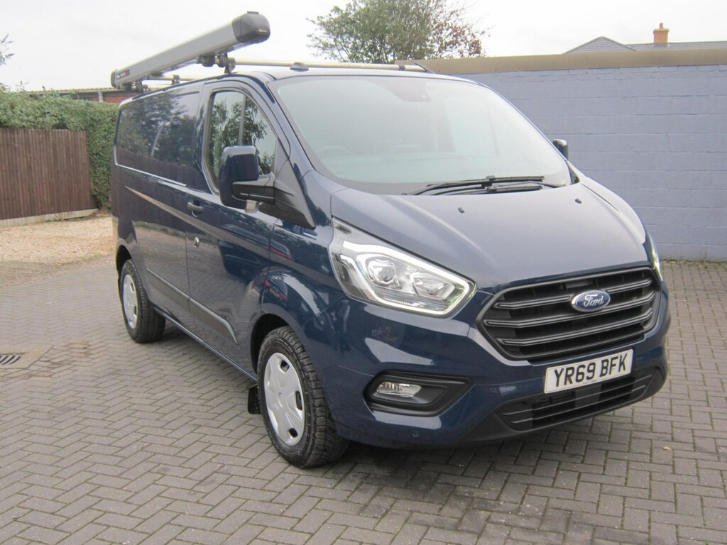 Compare Ford Transit Custom 2.0 Ecoblue 130Ps Low Roof Trend Van YR69BFK Blue