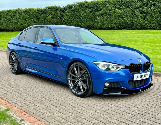 Compare BMW 3 Series 3.0 330D M Sport AJ16AUV Blue