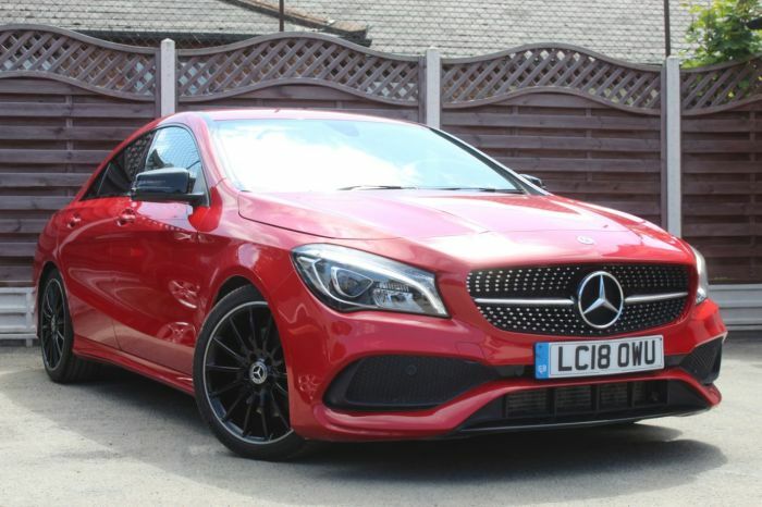 Mercedes-Benz CLA Class Cla 220 Amg Line Night Edition D Red #1
