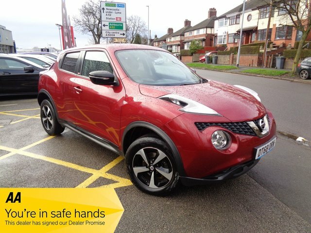 Compare Nissan Juke 1.6 Bose Personal Edition DT68ORW Red