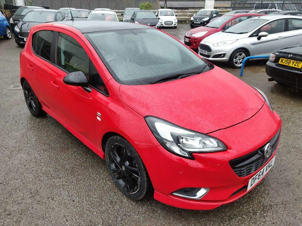 Compare Vauxhall Corsa 1.4I Ecotec Limited Edition Euro 6 DF64VKL Red