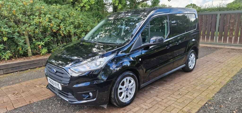 Compare Ford Transit Connect Panel Van 1.5 200 Ecoblue Limited 2018 YR68KYE Black