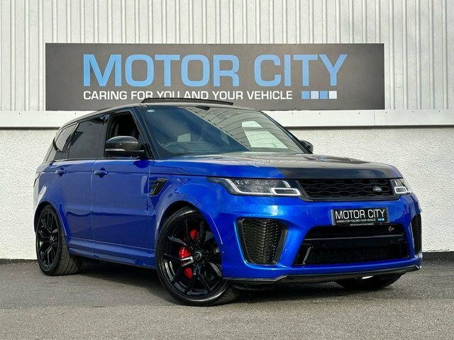Compare Land Rover Range Rover Sport 5.0 Svr 567 Bhp YW19XTY Blue