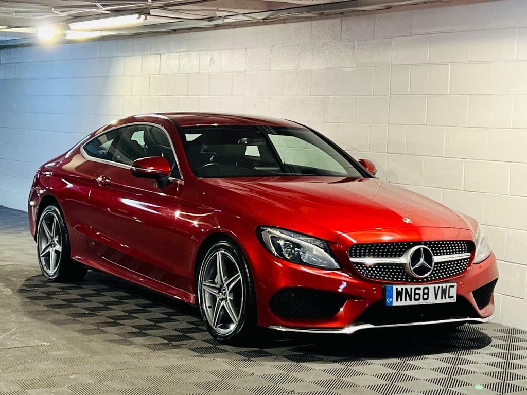 Compare Mercedes-Benz C Class C 220 D Amg Line WN68VWC Red