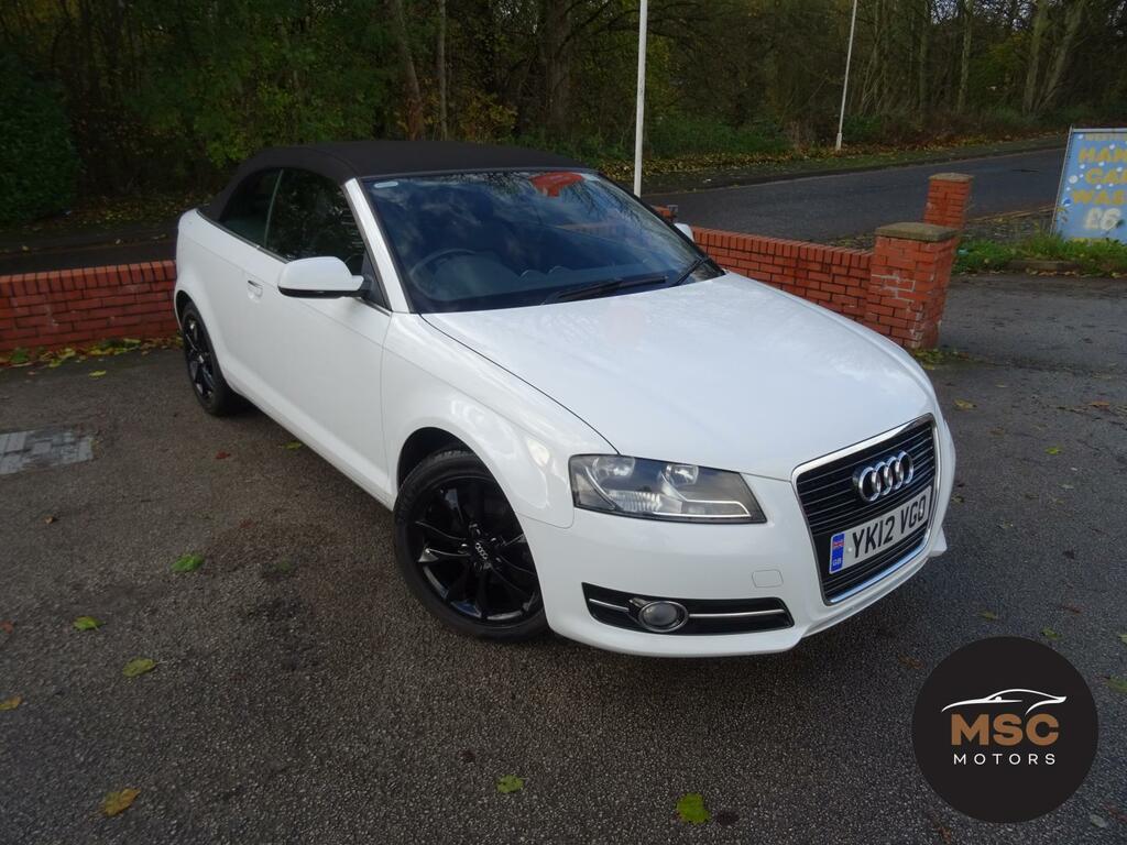 Audi A3 Cabriolet Cabriolet 1.6 Tdi Sport Convertible White #1