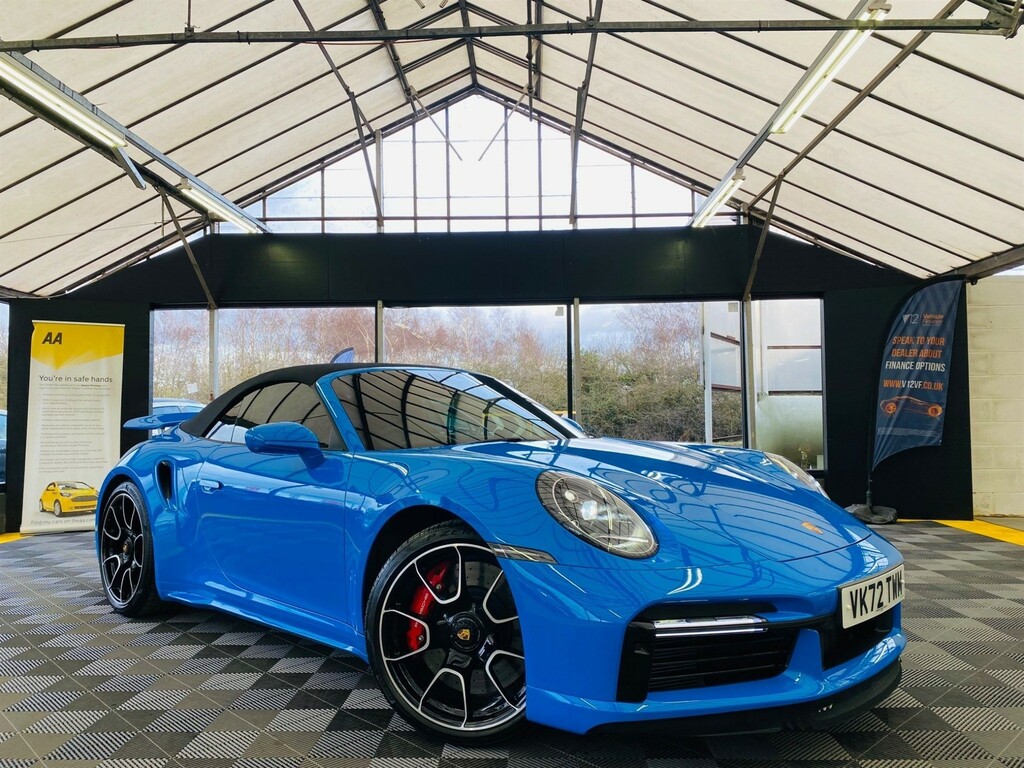 Compare Porsche 911 Convertible  Blue