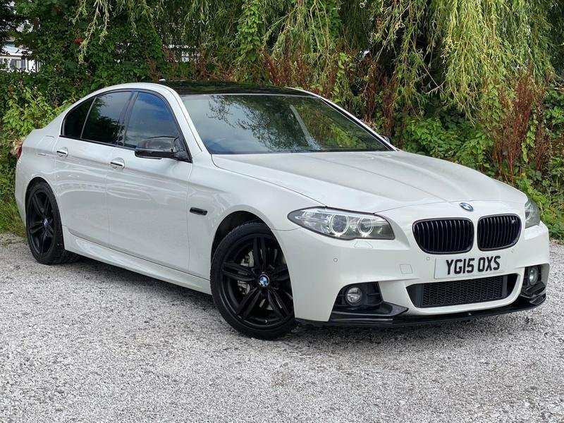 Compare BMW 5 Series 3.0 530D M Sport 2015 YG15OXS White
