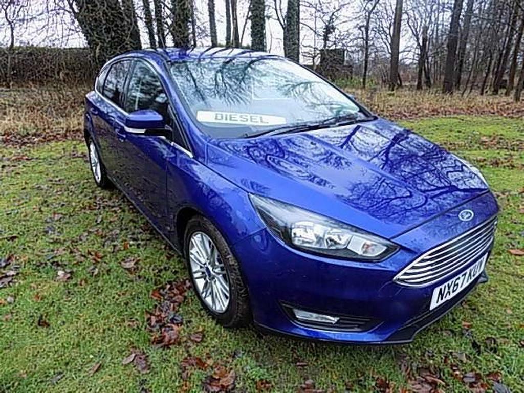 Compare Ford Focus 1.5 Tdci Zetec Edition Euro 6 Ss NX67KUY Blue